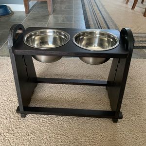 ZIDENSY Elevated Dog Bowls - 15” tall
